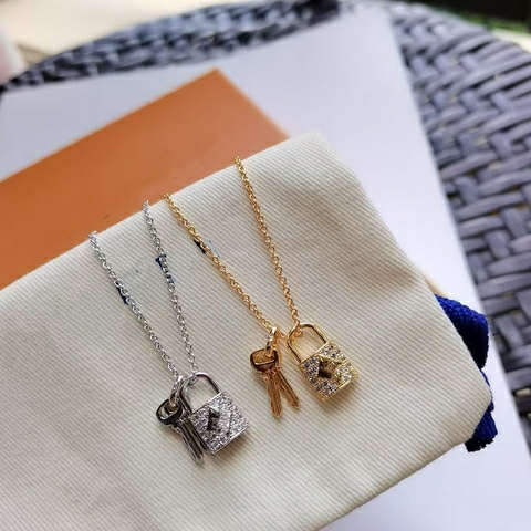 L Lock&Key Necklaces