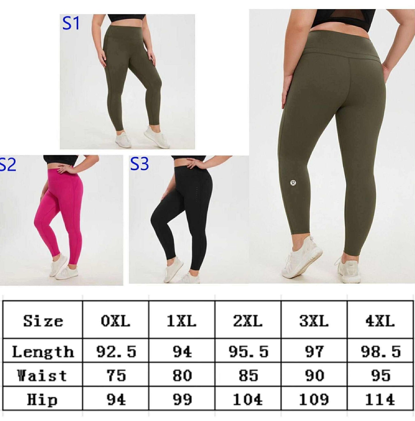 π Lu Leggings XL-4XL
