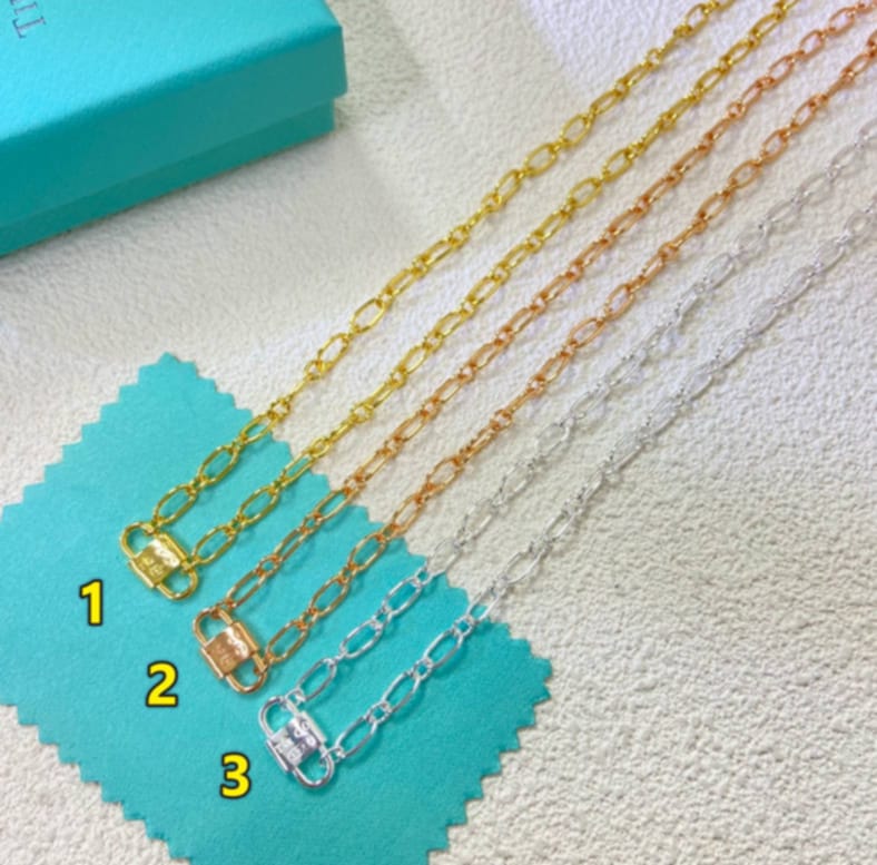 L Lock Necklaces