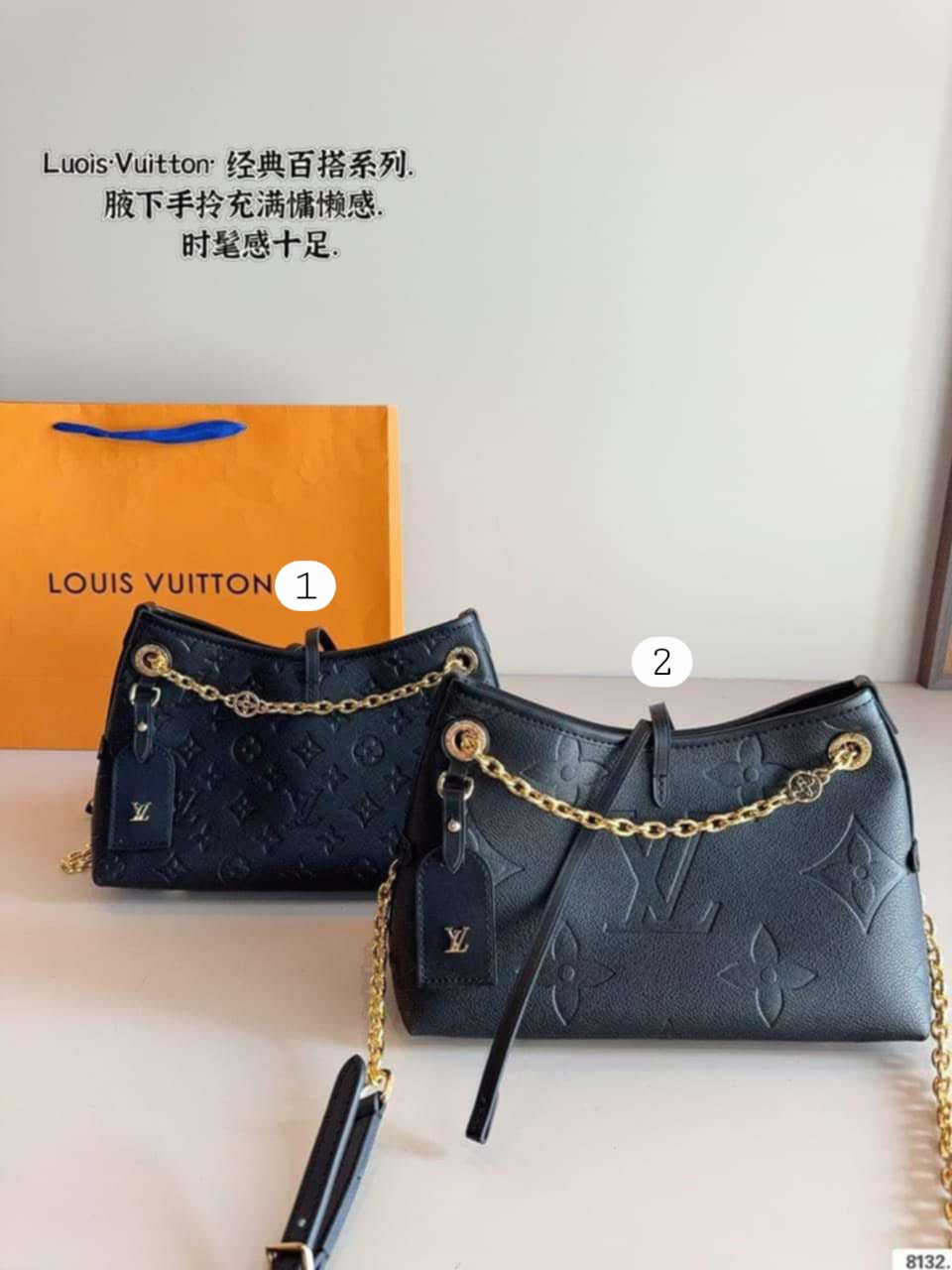 L Black Mono Bags 1&2