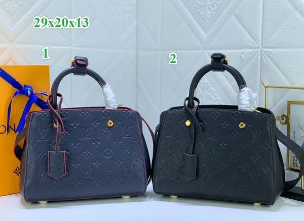 L Mono Bags Black/Blue