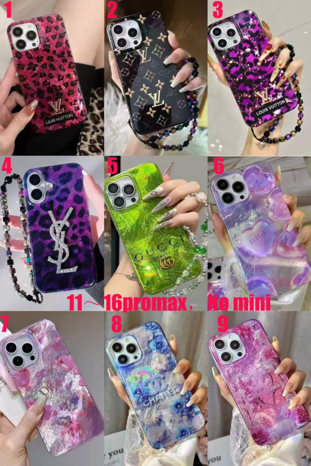 Boujee Colorful Phone Cases (Style 1-5)