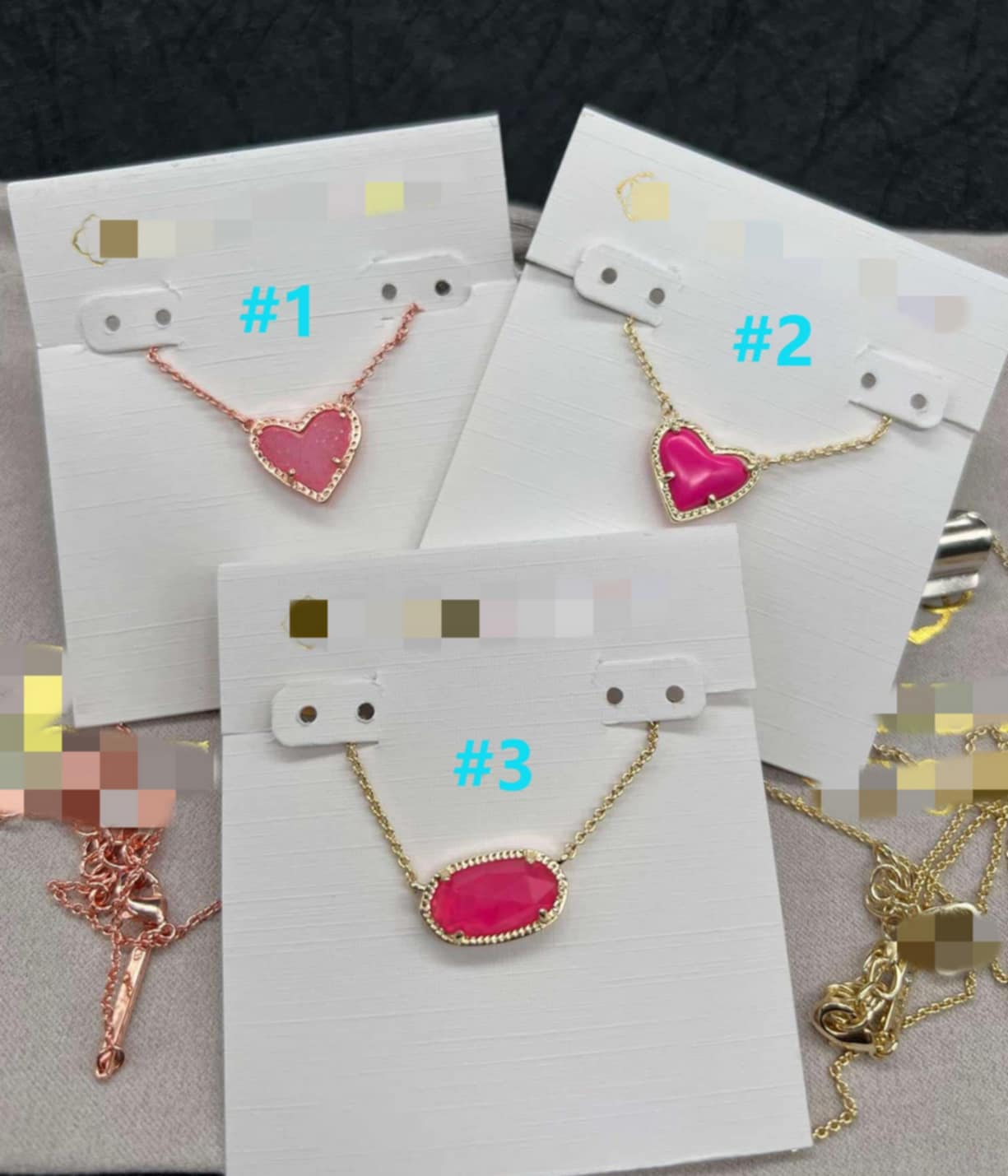 K-S Pink Necklaces