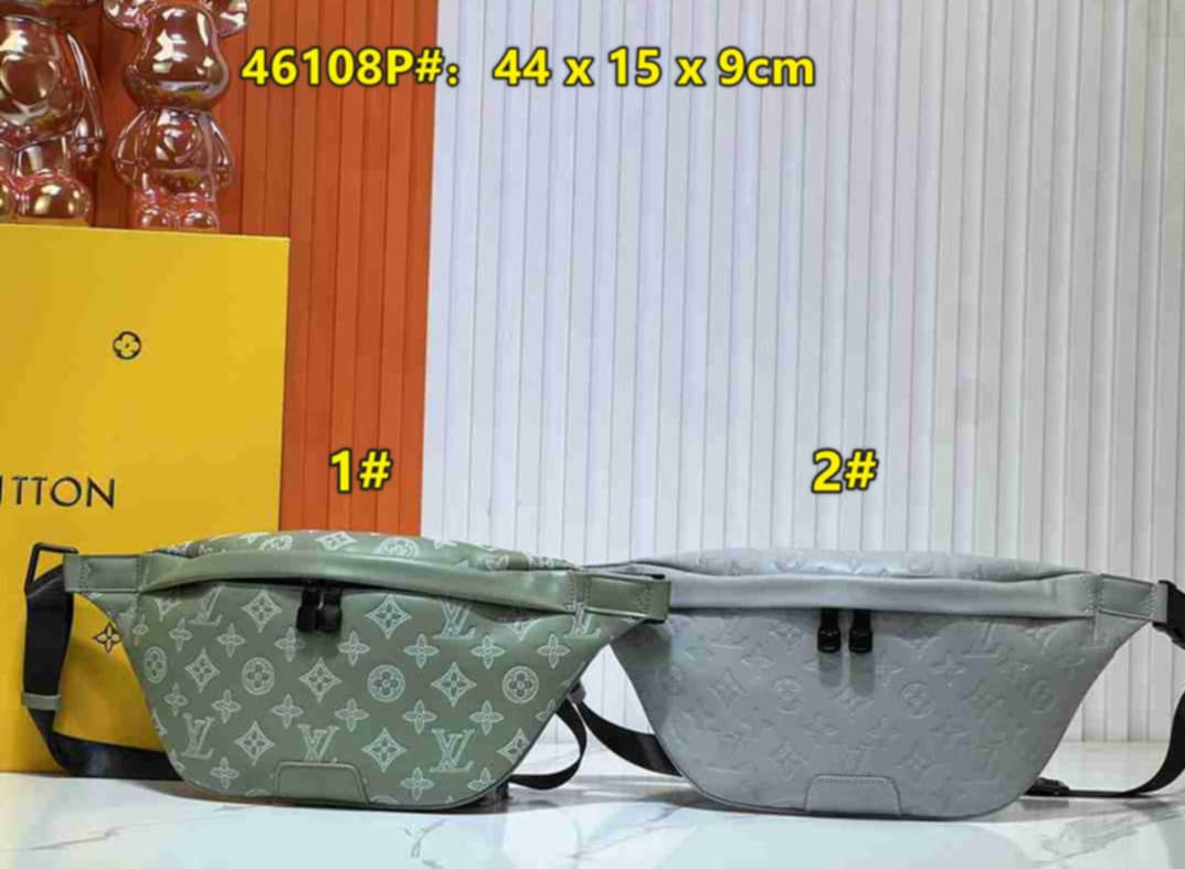 Elle Bum Bags Green/Grey