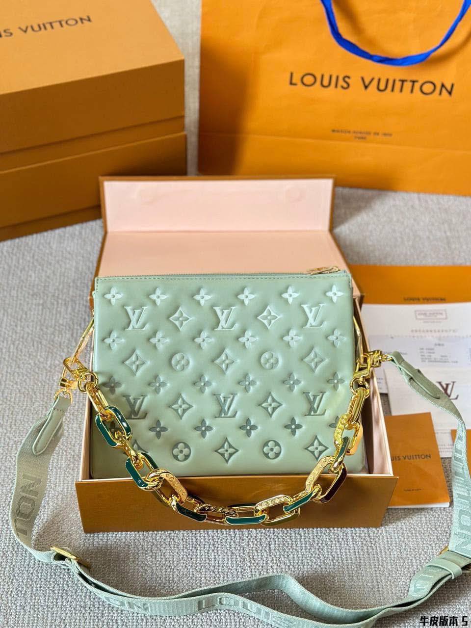 L Pastel Green Ombre Bag