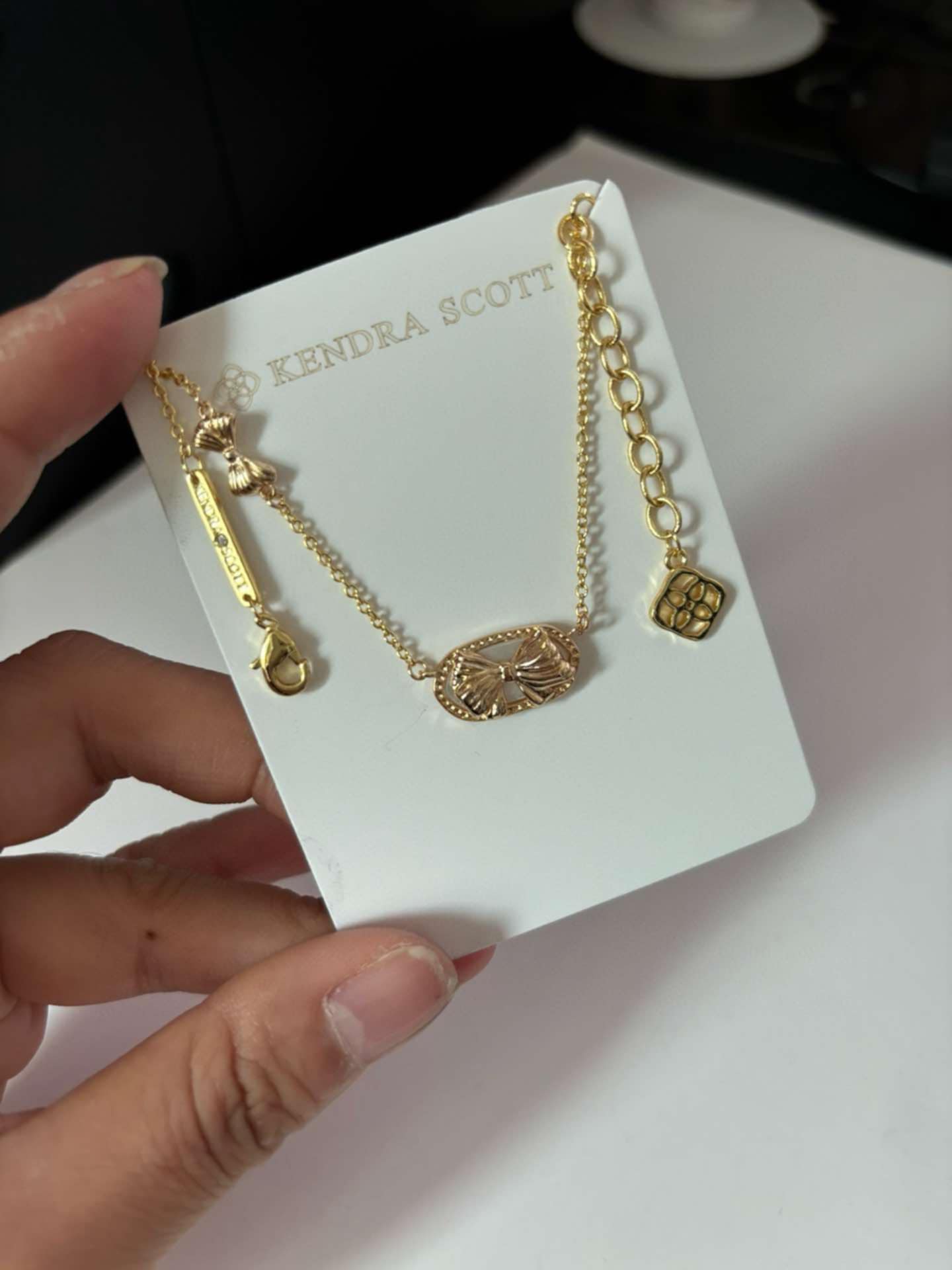 K-S Bow Necklace