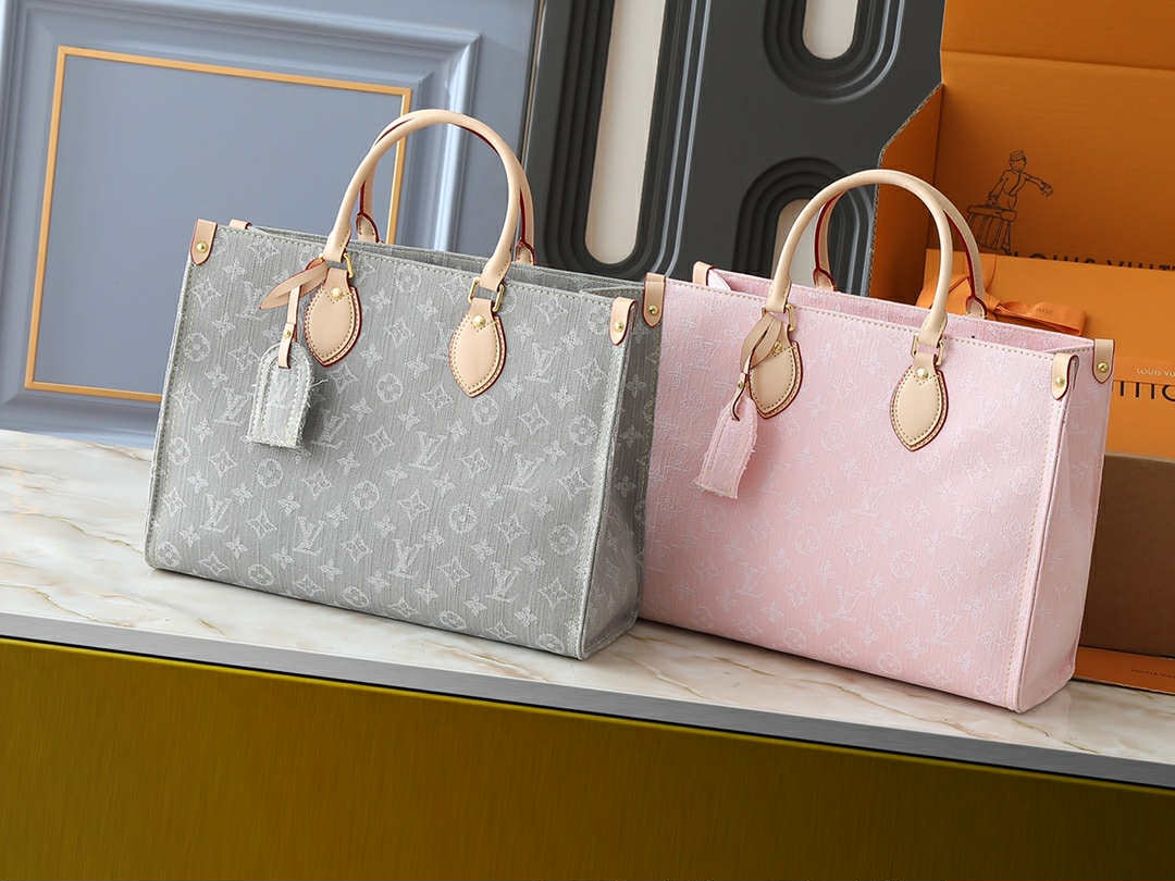 L Tote Grey/Pink