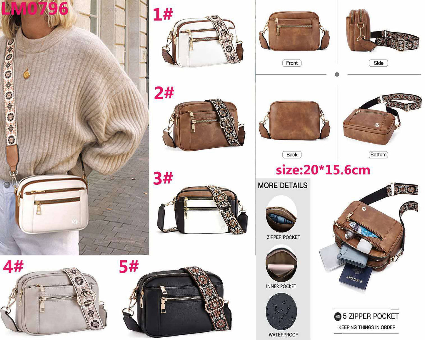 π Lu Crossbody Style Bags