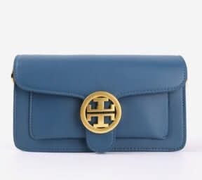 TB Blue Clutch Bag