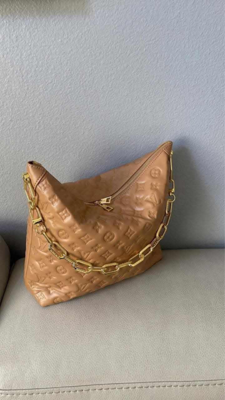 L Coussin Hobo Bag Tan