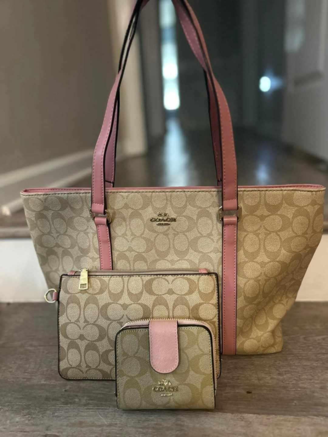 Co@ch 3pc Bag Set