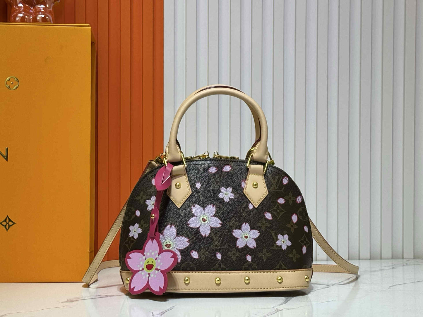 L Purple Flower TM Bag 3