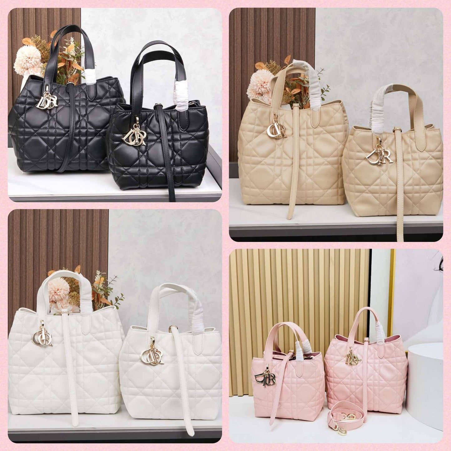 CD Quilted Totes Mid/Large