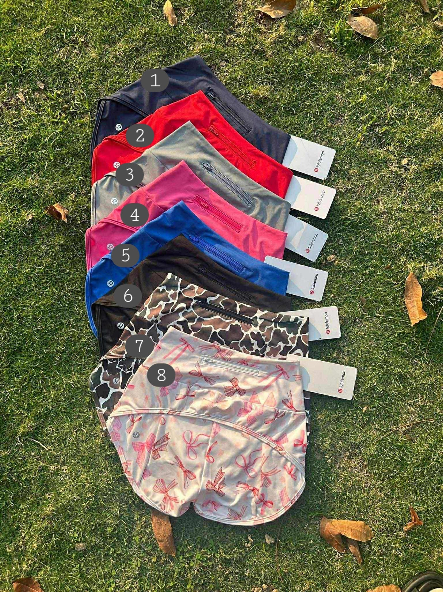 π Lu Shorts 1-8