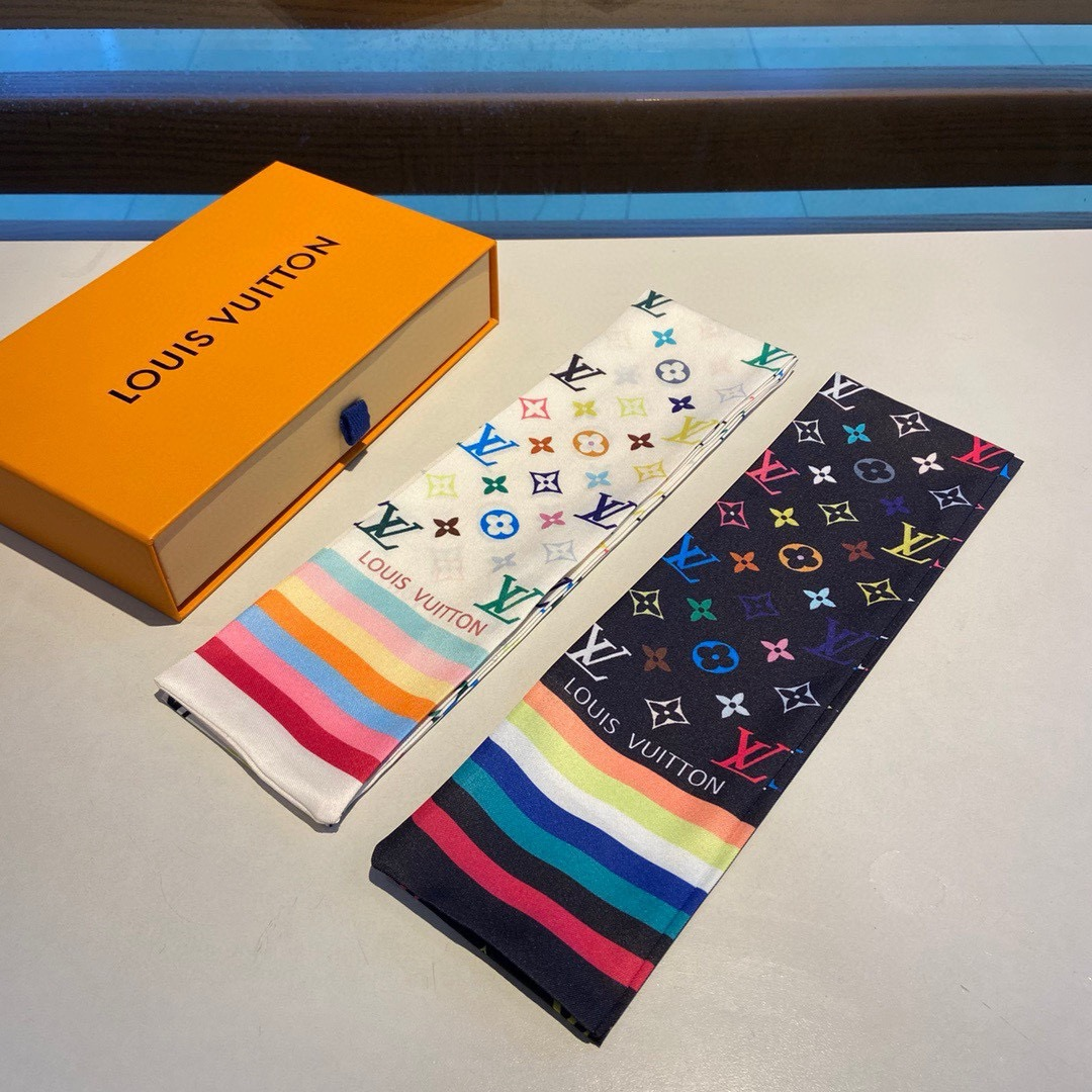 L Twilly Mono Scarfs