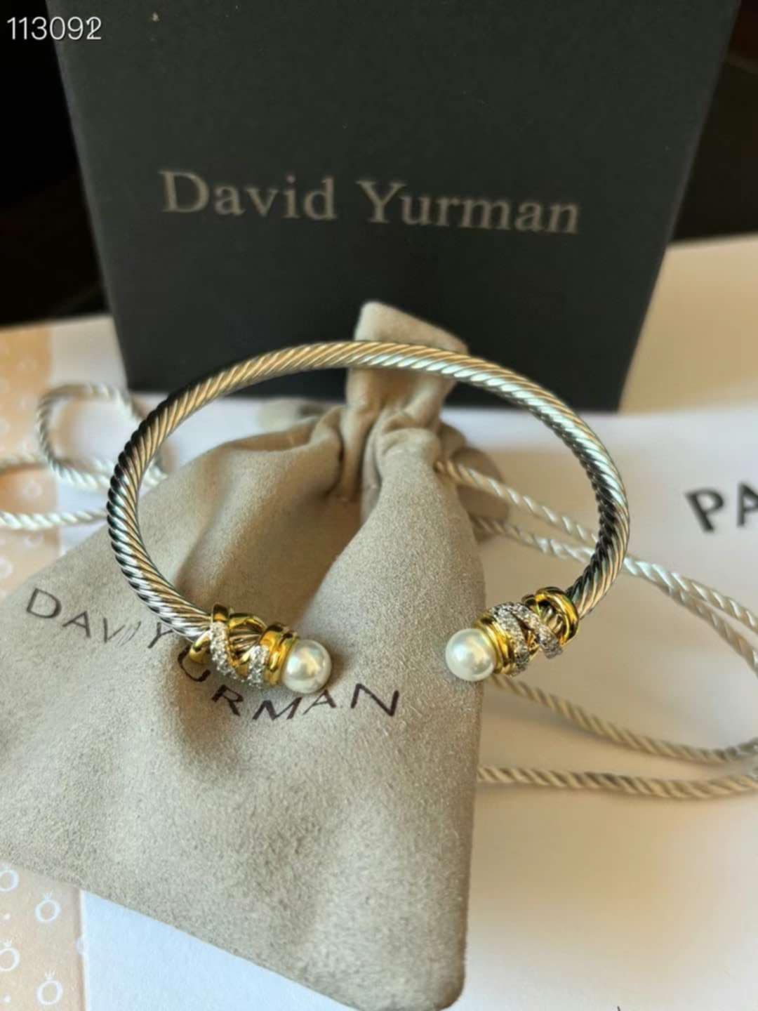 DY Cuff Pearl Bracelet 2