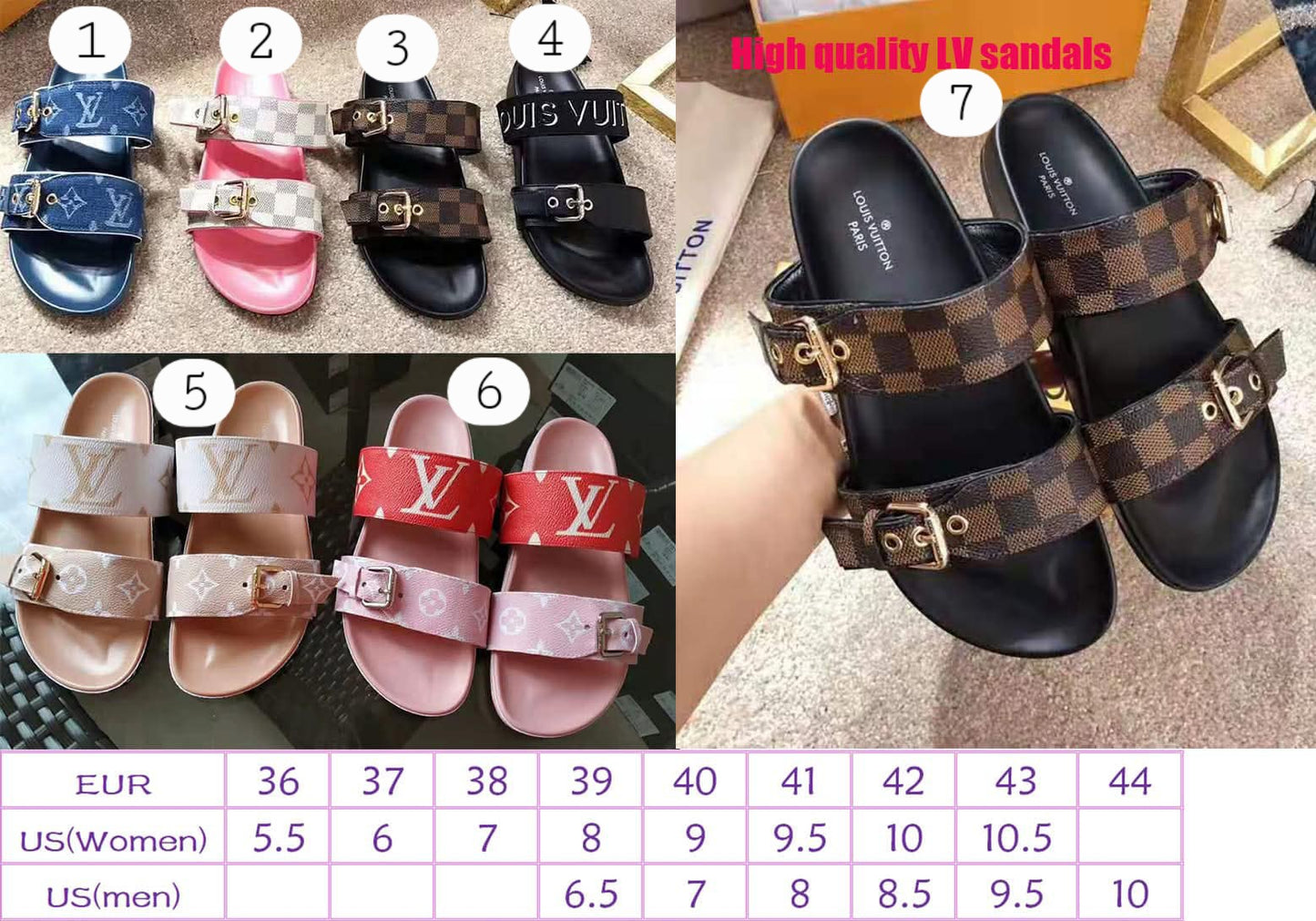 L Sandals 2 Strap 1-7