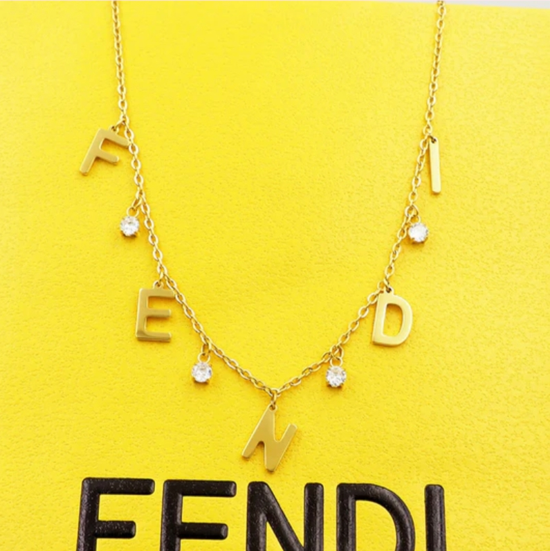 FF Charm Necklace