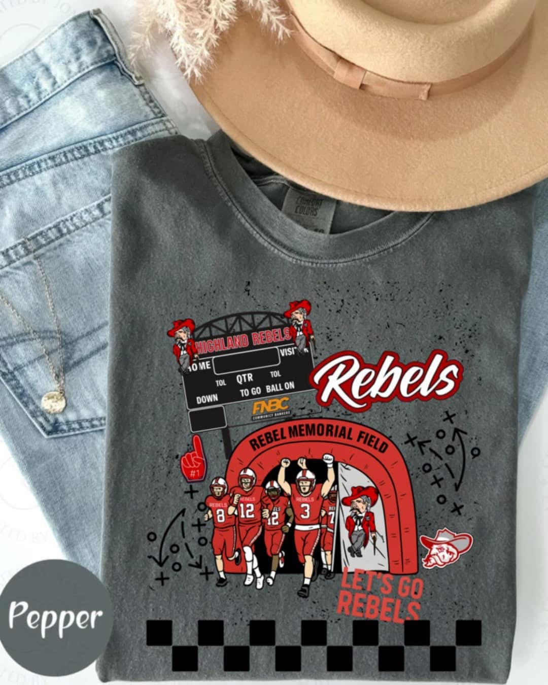 Rebel custom tee