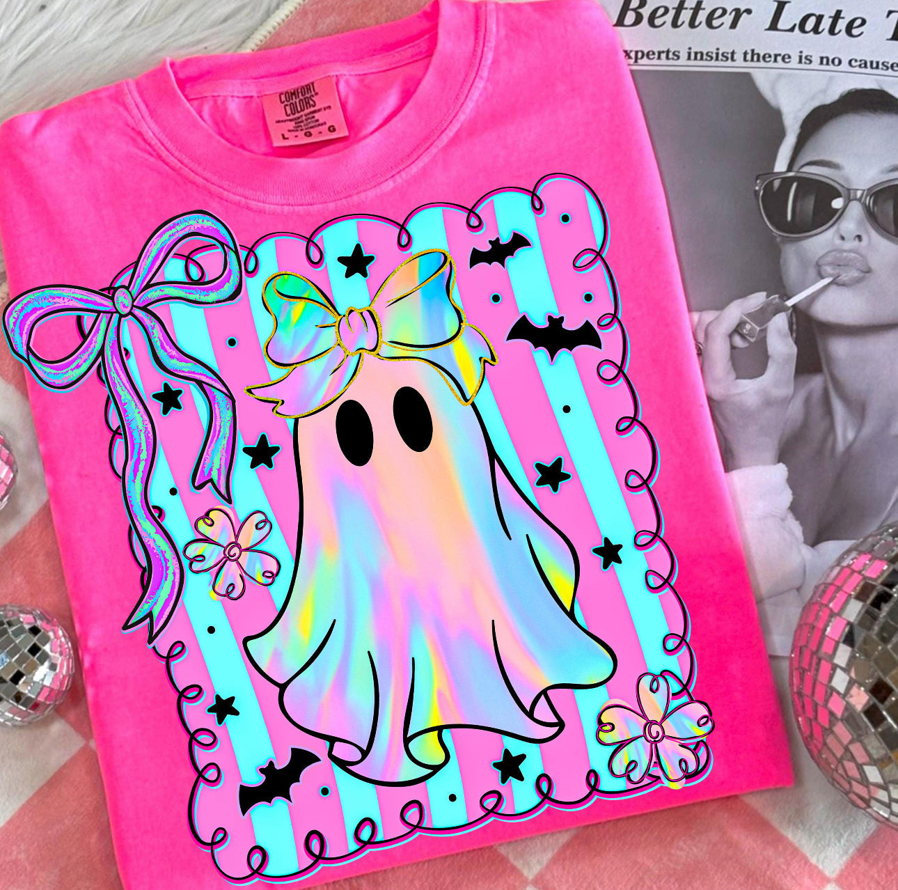 Watercolor Ghost Comfort Color Tee