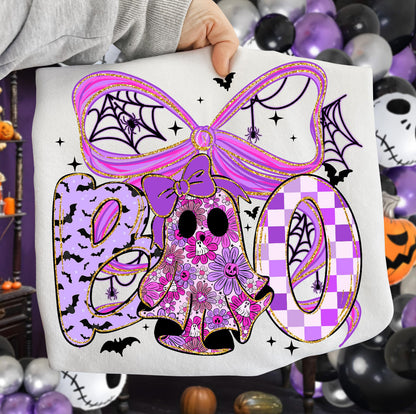 Boo Girly Ghost Comfort Color Tee