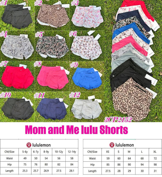 Mommy & me shorts Lu