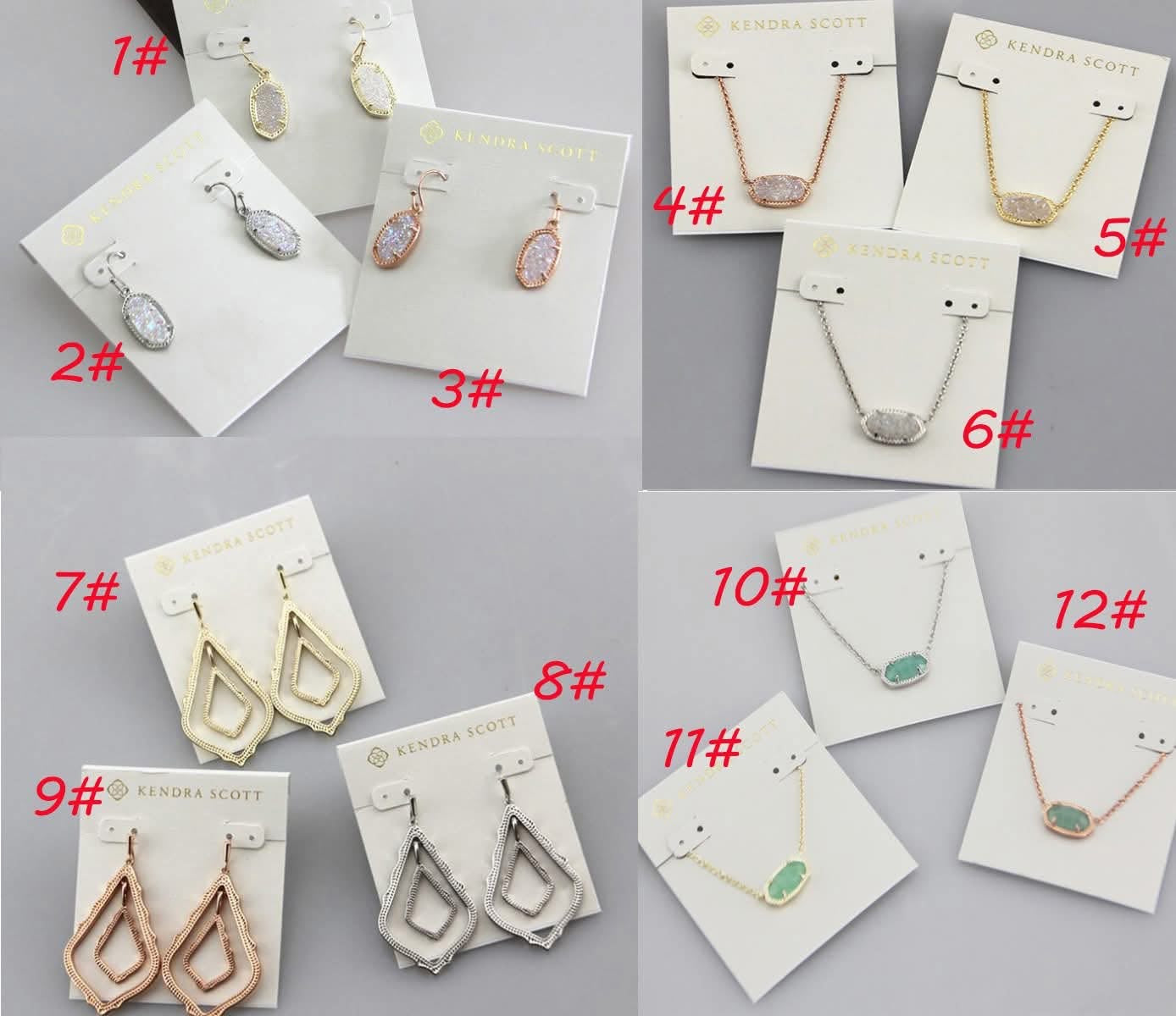 K S earrings