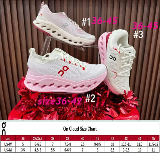 Pink ladies tennis shoe