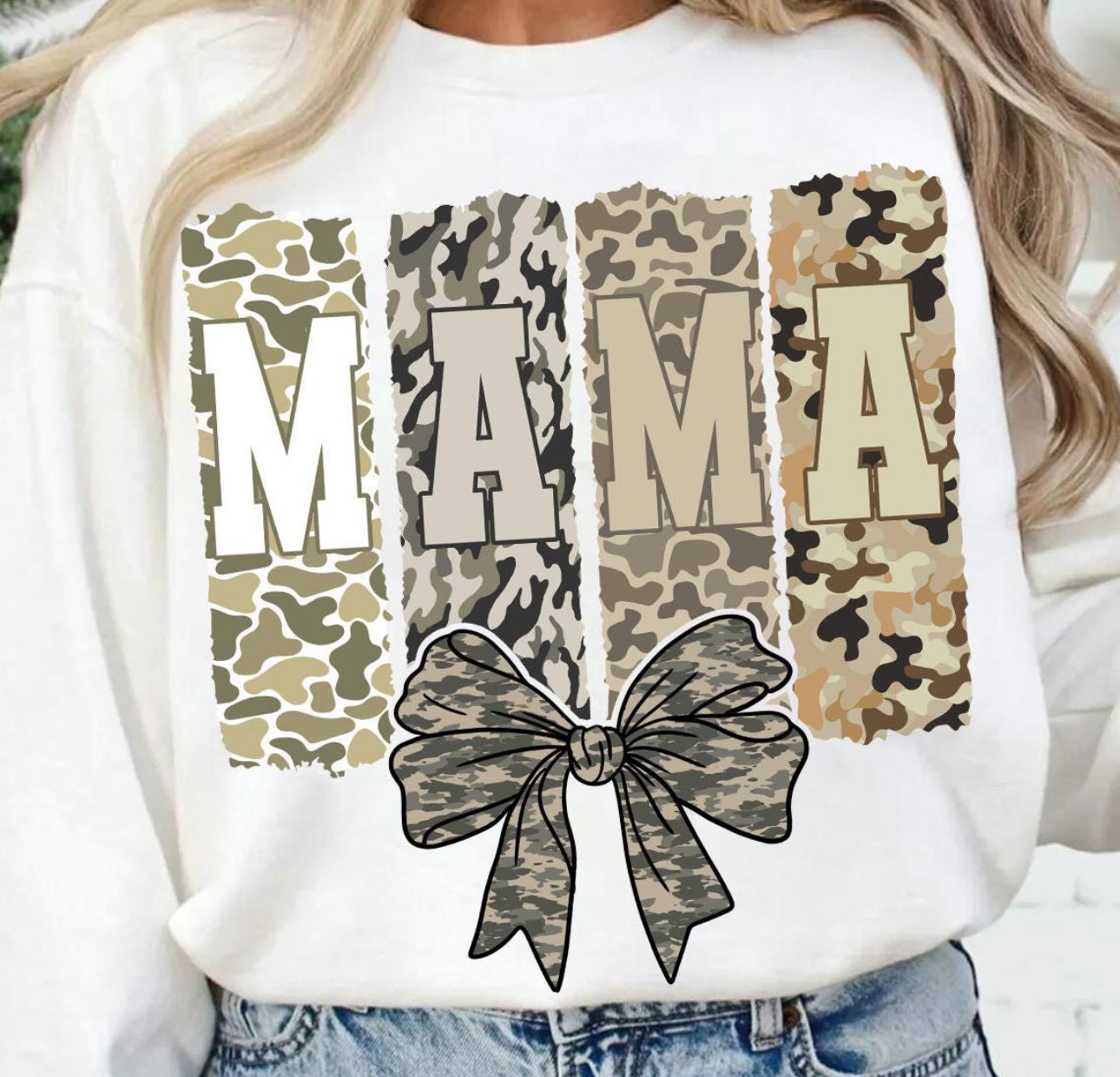 Mama Camo Pullover