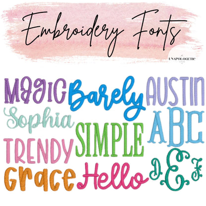 Custom name embroidered towels