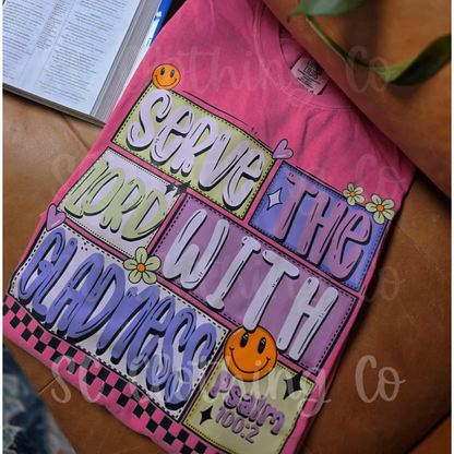 Serve the Lord Comfort Color Tee