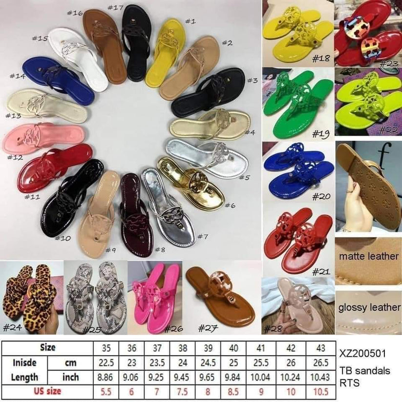Tory sandals #4 colors 23-28