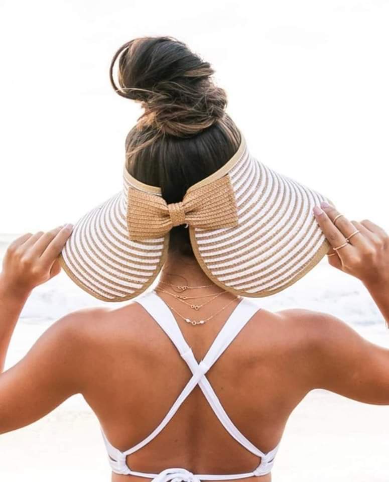 Beach hat- stripes