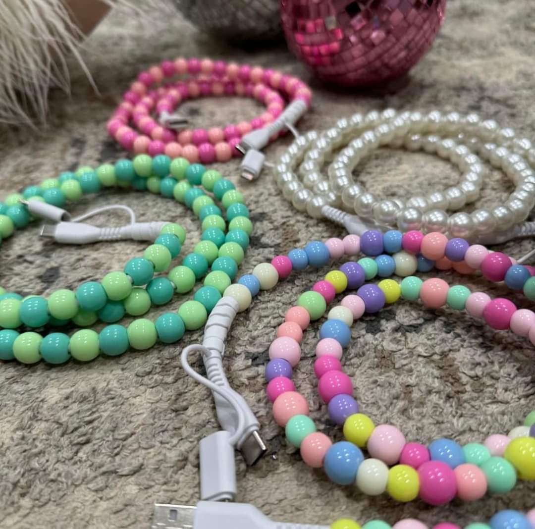 Beaded Charging Cable