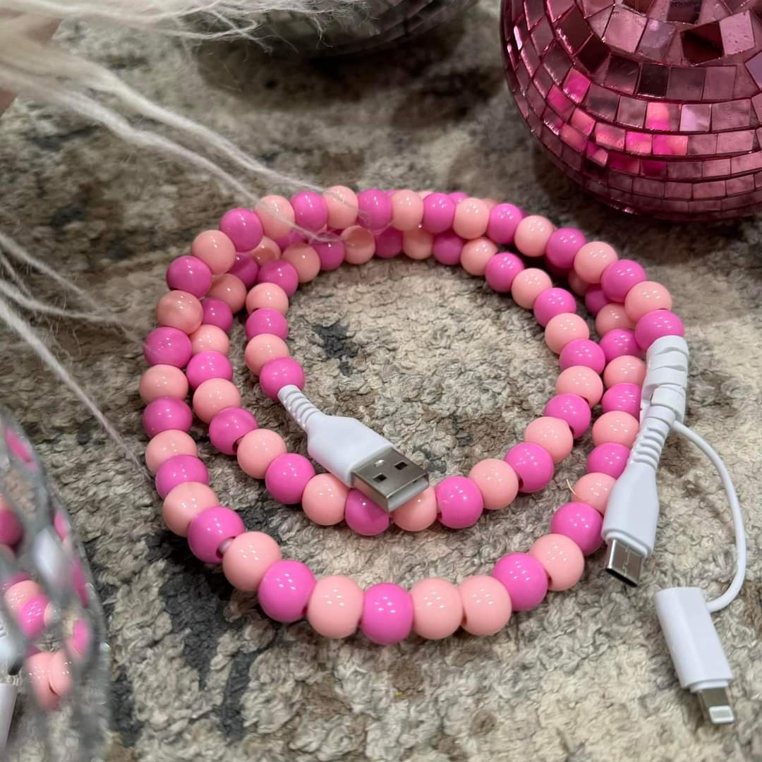 Beaded Charging Cable