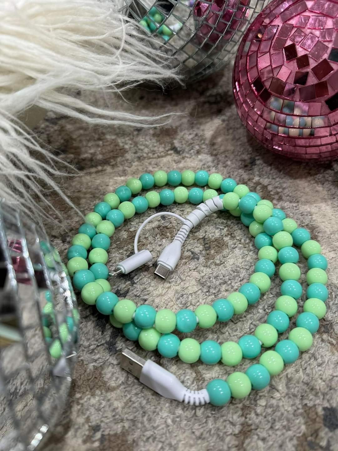 Beaded Charging Cable