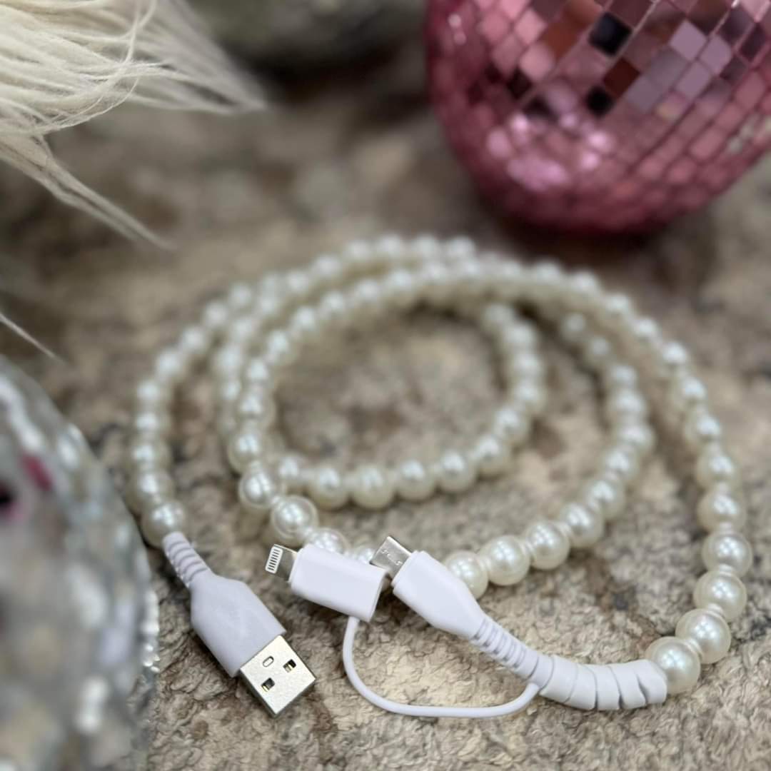 Beaded Charging Cable