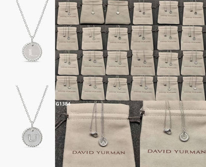 What a deal Wendsday David initial necklace
