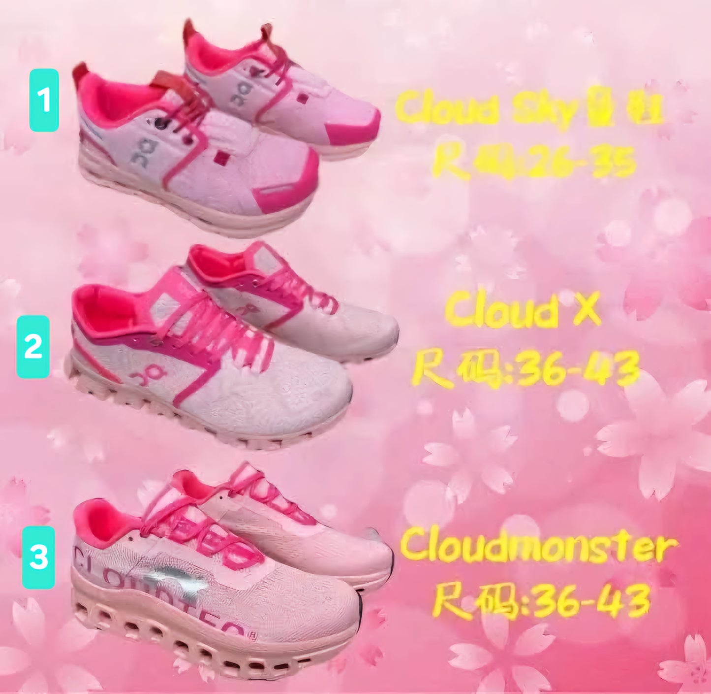 On C Shoes Pink Collection