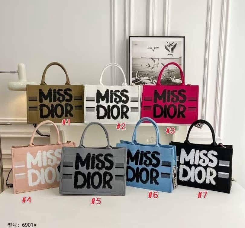 Miss D Tote Bags