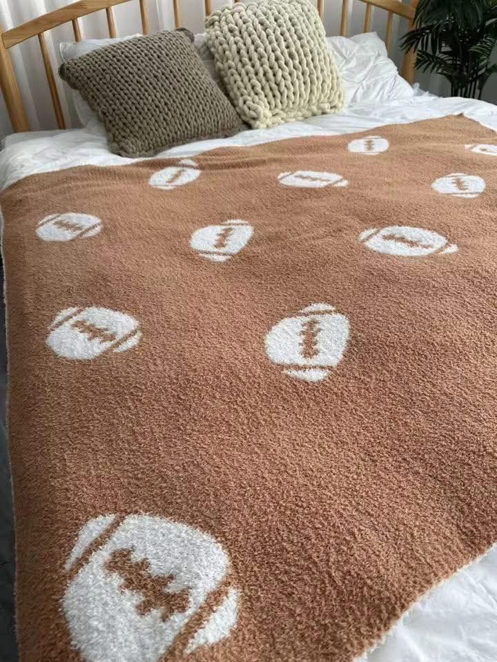 Game Day Blanket Brown