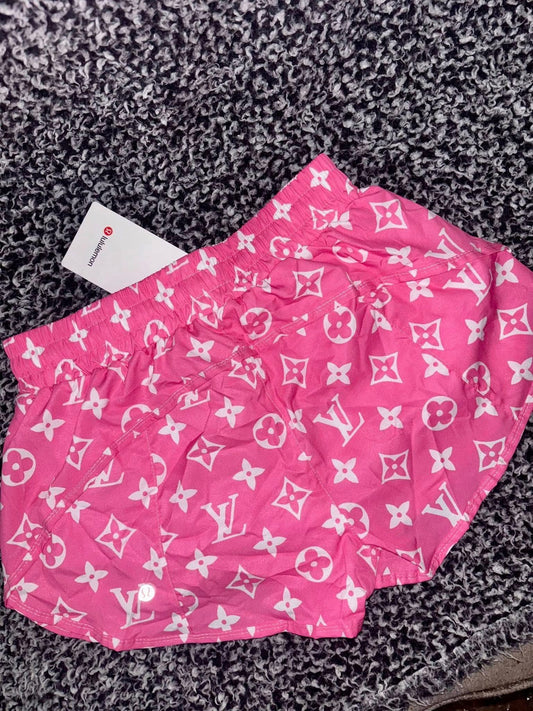 🍋 Lu Boujee Mono Shorts Pink