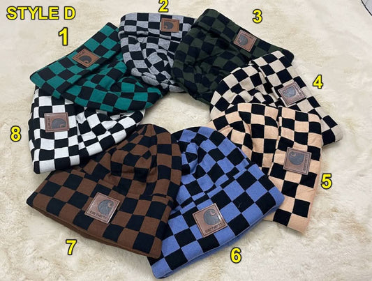 Chartt Checkered Hats