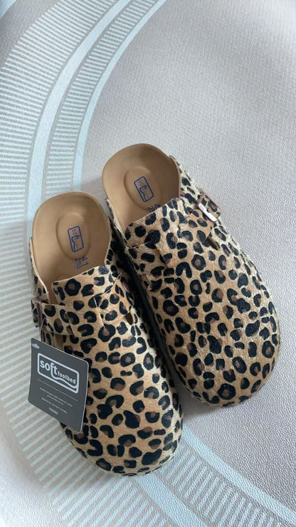 Leopard Clog Shoe
