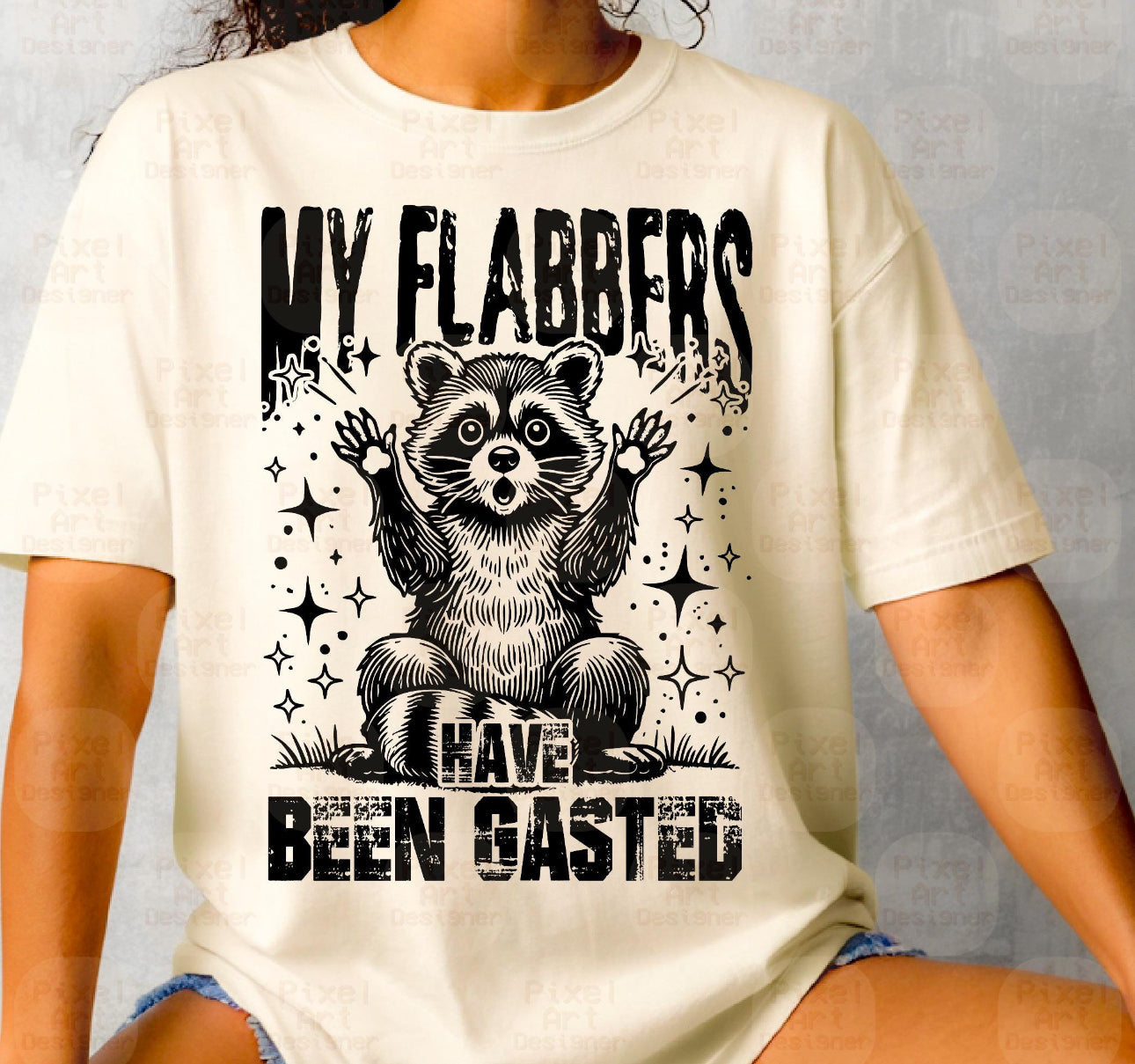 My flabbers ADULT TEE OR PULLOVER