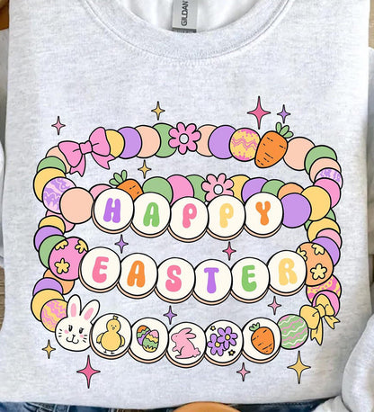 Happy Easter bracelet ADULT TEE OR PULLOVER