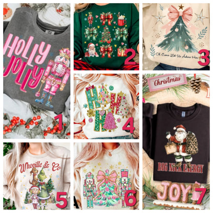 Christmas Graphic Crewneck/Tees 3