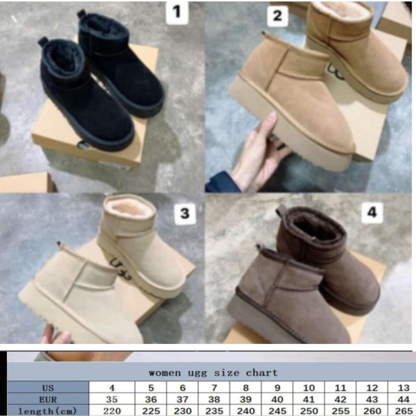 U Platform Low Boot