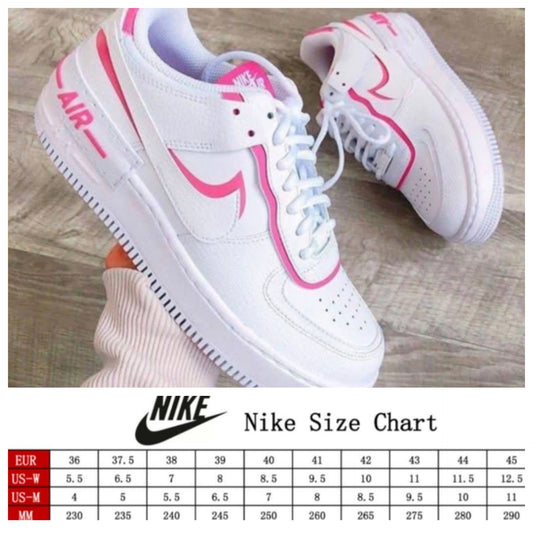 NKE Force White/Pink