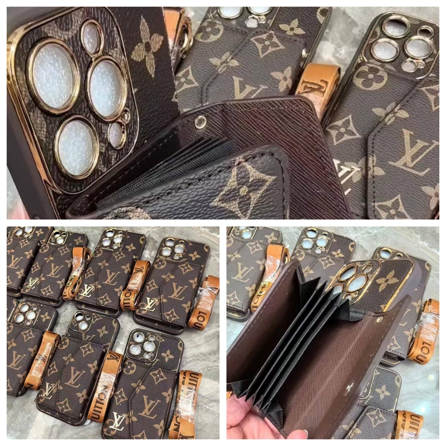 Mono Phone Cases W Cardholder Wallet